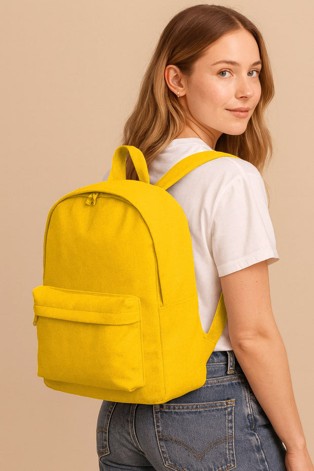 Canvas fabric Unicolour Yellow