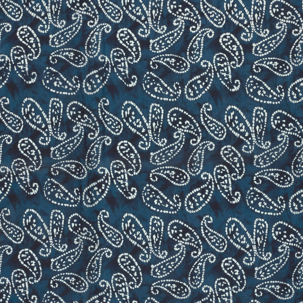 Voile fabrik Indigoblau 