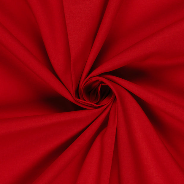 Cretonne Premium fabric Unicolour Red