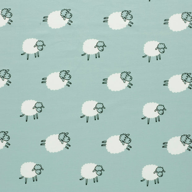 French Terry fabric Baby Blue matte 