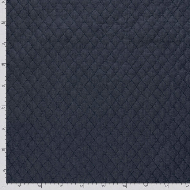 Denim fabric Unicolour Navy