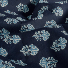 Voile Abstract Indigo