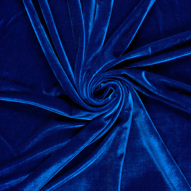 Velvet fabric Cobalt 
