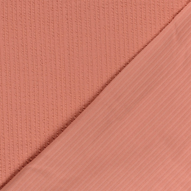 Rib Jacquard fabric Unicolour 