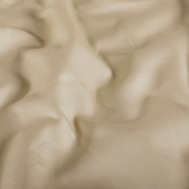 Satin fabric Unicolour Beige