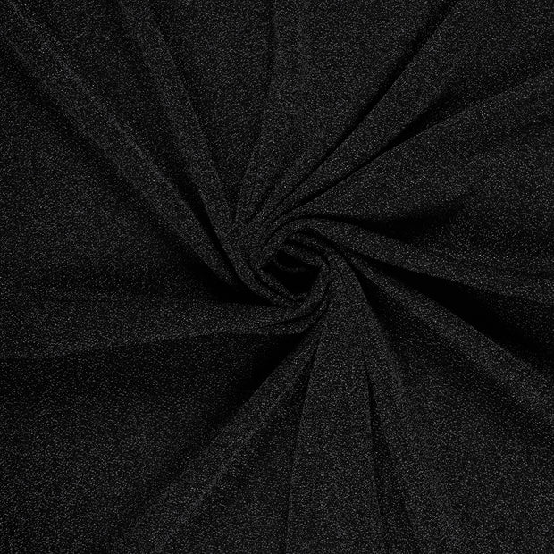 Polyester Jersey fabric Black Lurex 