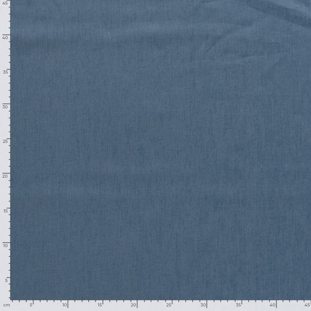Denim fabric Unicolour Indigo