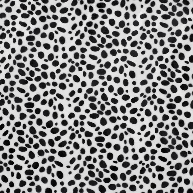 Velours fabric White soft 