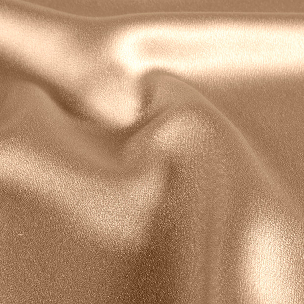 Satin Velvet fabric Unicolour Caramel