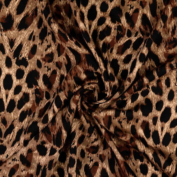 Viscose Satin fabric Beige 