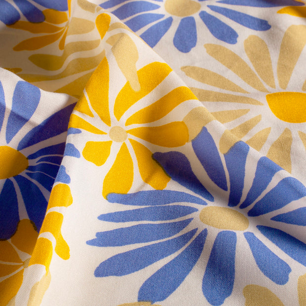 Bamboo Poplin fabric Flowers 