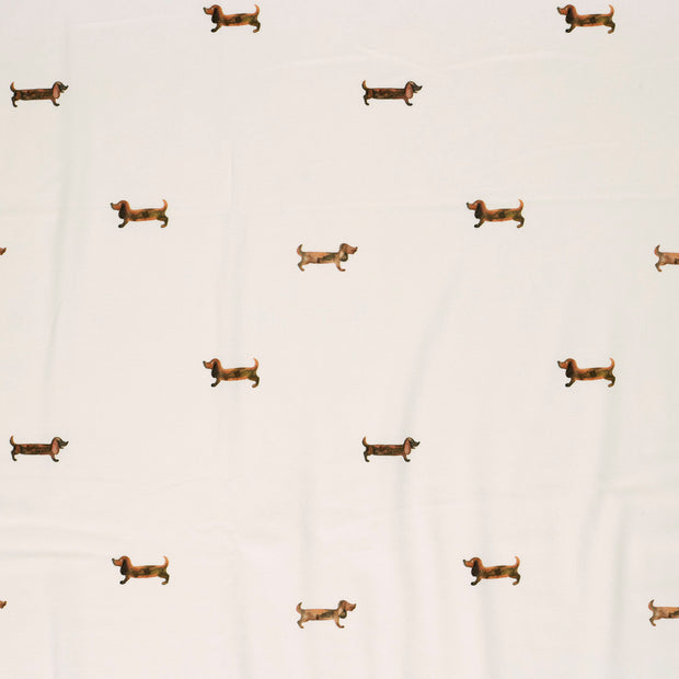 Cotton Jersey GOTS organic fabric Off White matte 