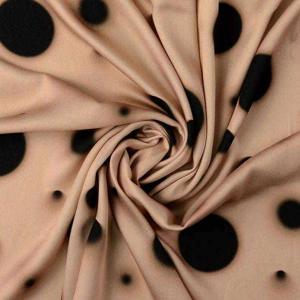 Viscose Satin fabric Beige 