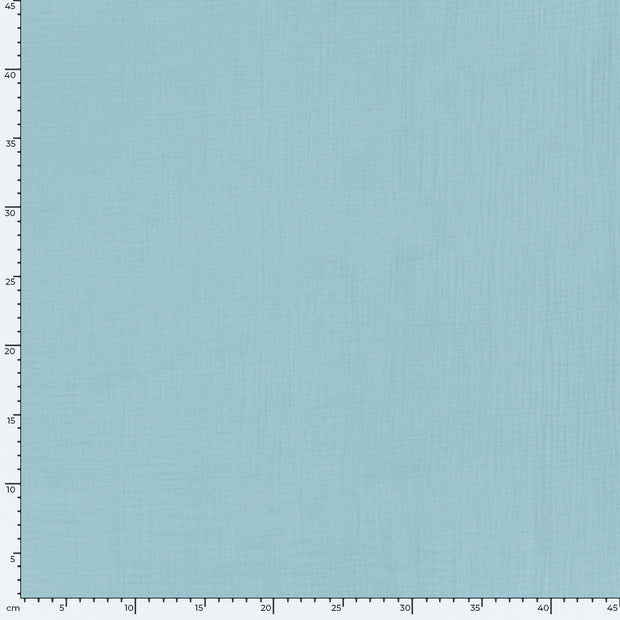 Muslin fabric Unicolour Indigo