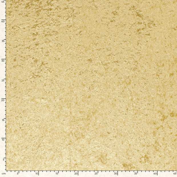 Velours fabrik Uni Gold