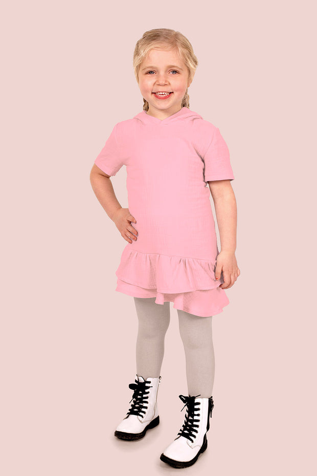 Muslin fabric Unicolour Pink