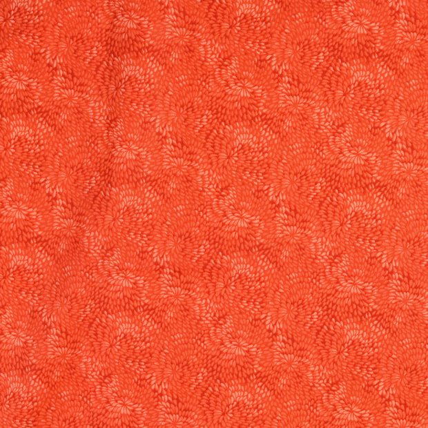 Baumwolle Popeline fabrik Karo's Orange