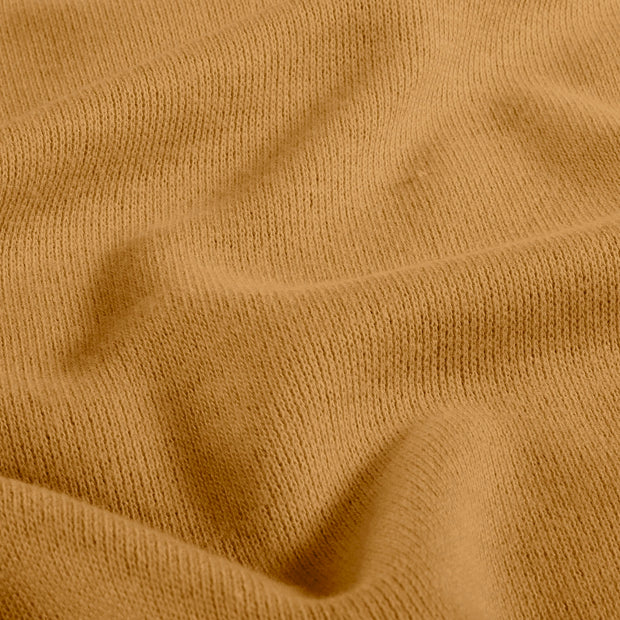 Heavy Knit fabric Melange Oker