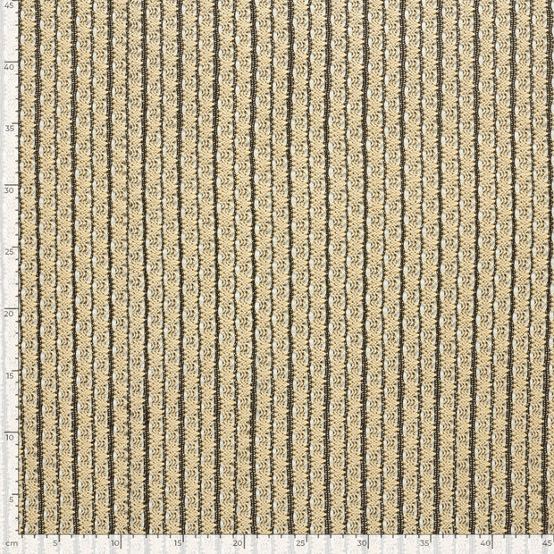 Lace fabric Stripes Indigo