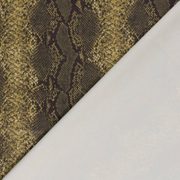 Suede leather fabric Abstract printed 
