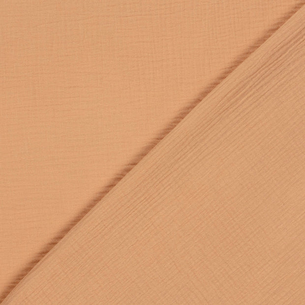 Muslin GOTS organic fabric Unicolour 