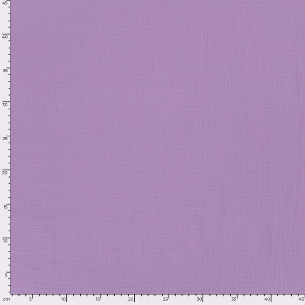 Muslin fabric Unicolour Lila