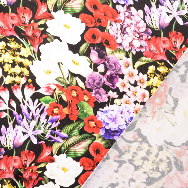 Viscose Satin fabric Multicolor digital printed 