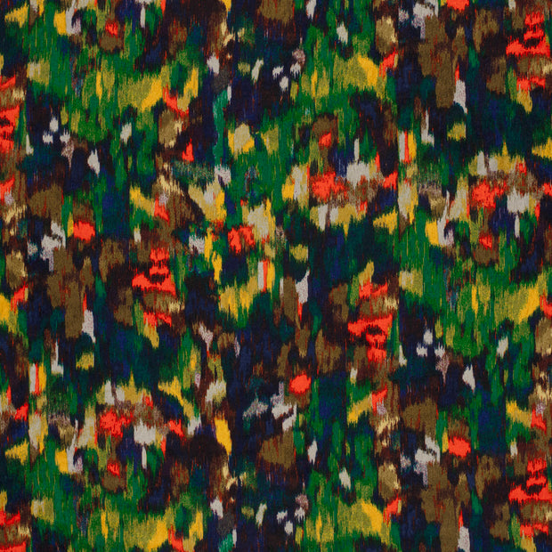 Satin Velvet fabric Indigo 