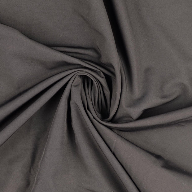 Cotton Poplin fabric Black 