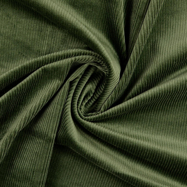 Corduroy 4.5w fabric Olive Green 