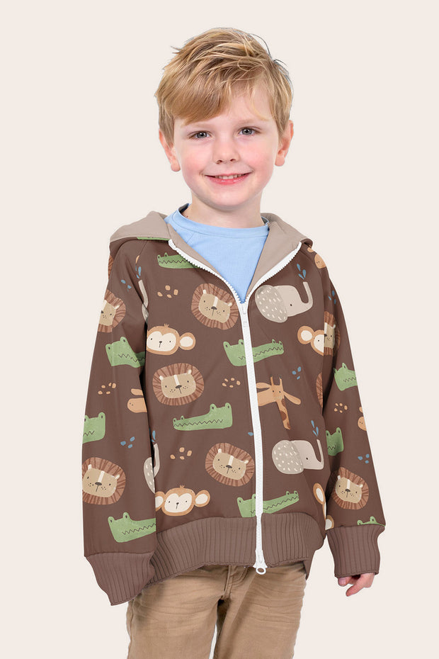 Softshell fabric Brown soft 