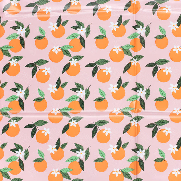 Coated Tablecloth fabric Salmon 