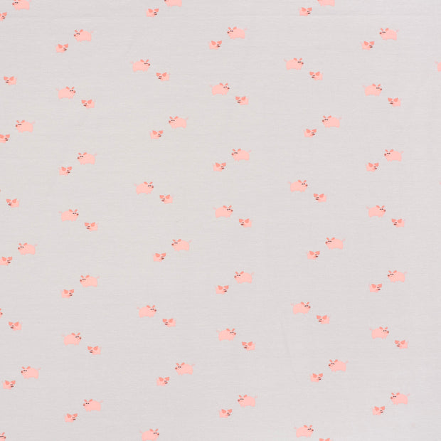 Jersey fabric Light Grey soft 
