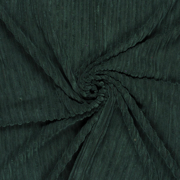 Corduroy 4.5w fabric Dark Green brushed 