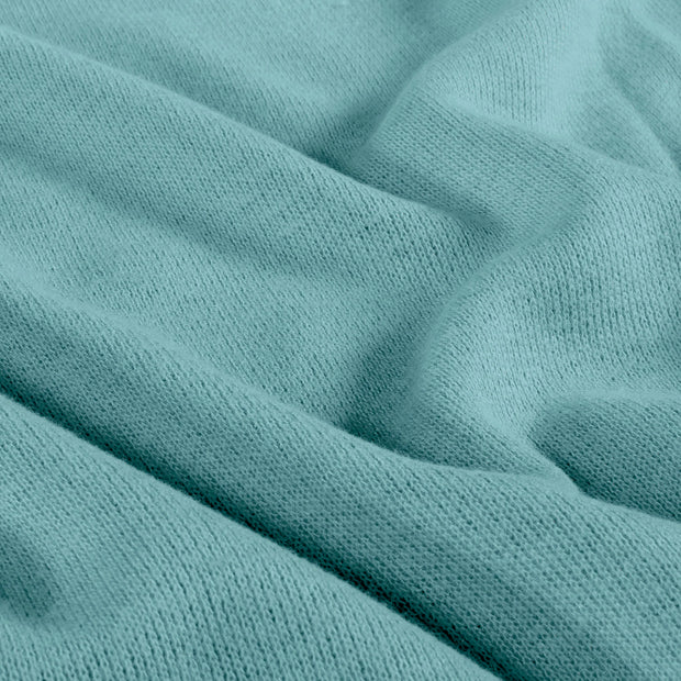 Heavy Knit fabrik Melange Altes Grün