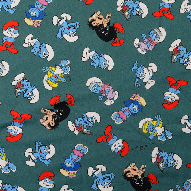 Jersey fabric Petrol