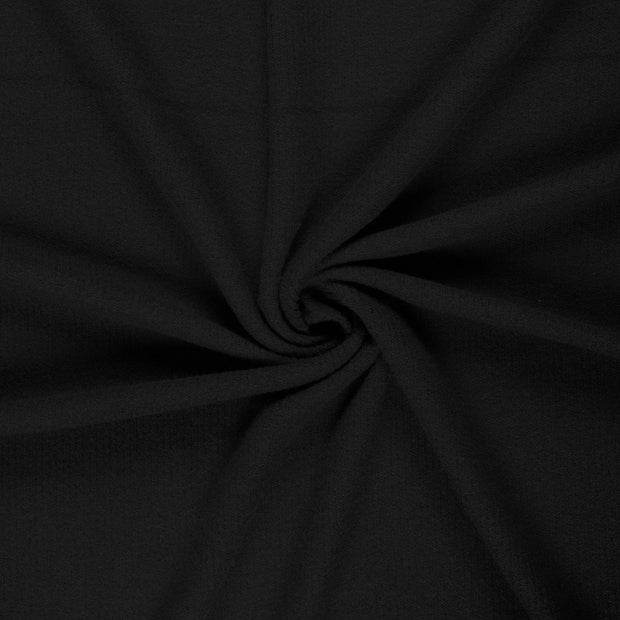 Poly Viscose Jersey fabric Black 