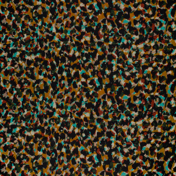 Poly Viscose Jersey fabric Dark Green matte 