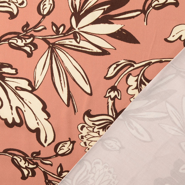 Twill fabric Rust digital printed 