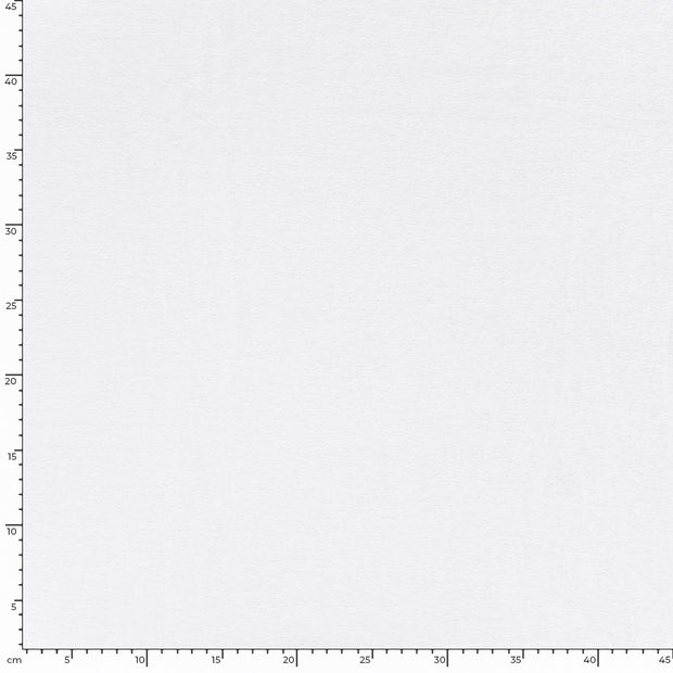 Stretch terry fabric Unicolour Optical White
