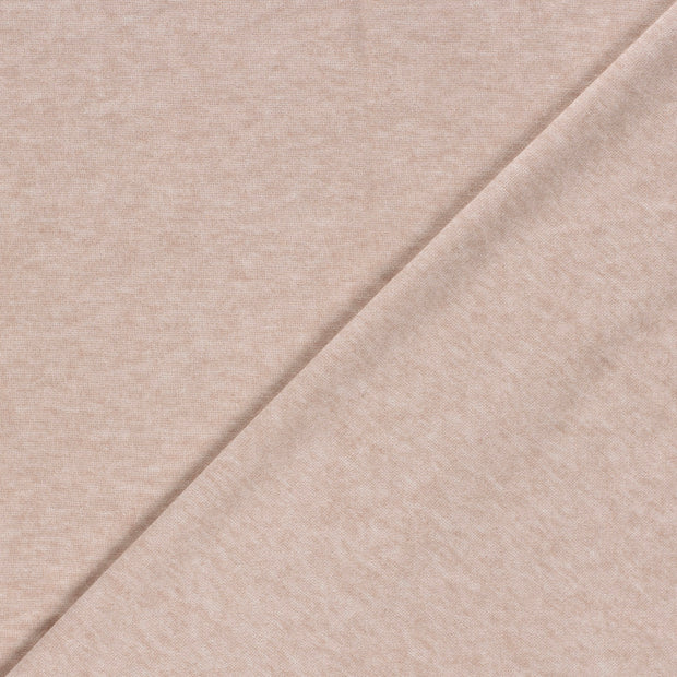 Heavy Knit fabric Melange brushed 