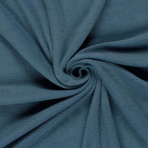 Polar Fleece fabric Indigo brushed 