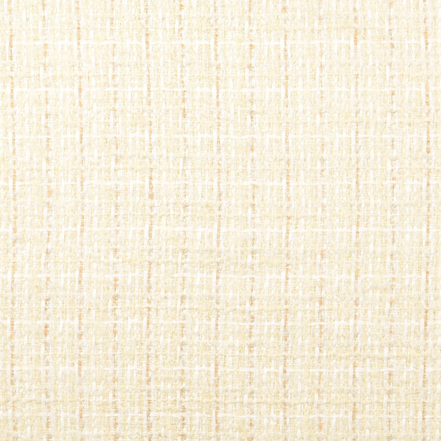 Wool Boucle fabric Unicolour White