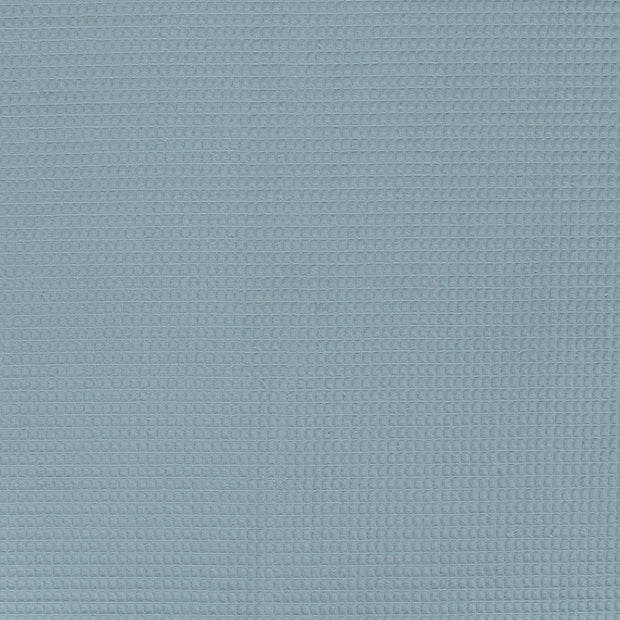 Waffle piqué fabric Dark Mint matte 