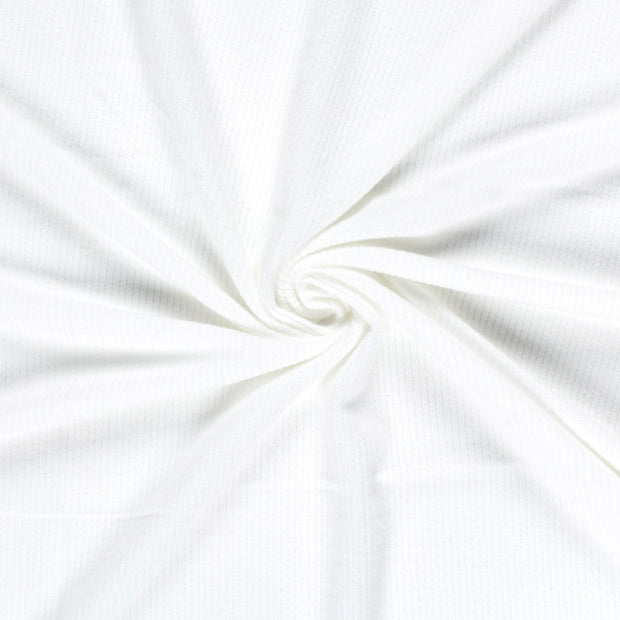 Poly Viscose Jersey fabrik Wollweiß 