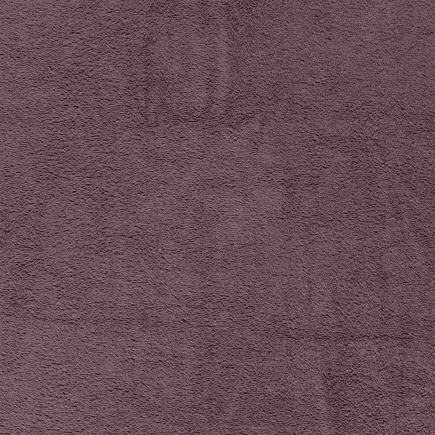 Terry Towelling fabric Mauve matte 