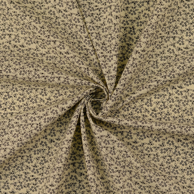Cotton Poplin fabric Black 