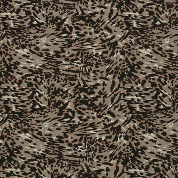 Viscose Vortex Jersey fabric Grey matte 