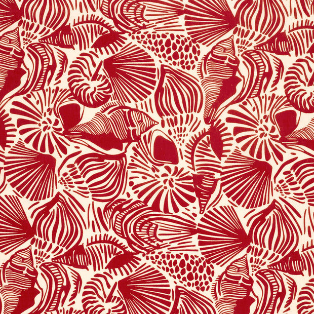 Muslin fabric Red matte 