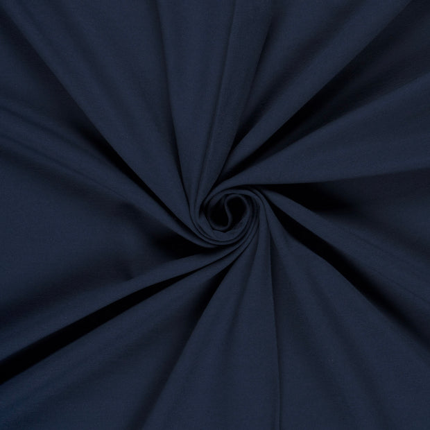 French Terry fabric Navy brushed 